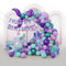 Decoracion Cumpleaños Sirena para Niñas. 143 pcs Decoracion Cumpleaños Niña con Globos de Sirena. Decoración Fondo del Mar Sirenitas Conchas Fiesta Princesas. Globos Morados Banner Happy Birthday