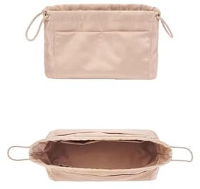 Kompatibel mit MCM Tragetaschen Taschenorganizer Handtaschenorganizer Einsatzfutter Handtaschenfuttertasche(Beige,Small)