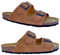 GONKOS®, Sandali Uomo Donna in Pelle, Vera Pelle, Sughero Naturale, Sandali Donna Estive Ciabatte Donne Uomo, Qualità Made in Spain, Colore Muscade Taglia 39