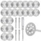 20PCS Diamond Cutting Wheel for Dremel,22mm Cutting Discs with 4PCS 3mm Mandrel & Screwdriver,Diamond Cutting Discs for Dremel,for Metal Glass Gemstone Jewelry Cutting,Rotary Tool Accessories