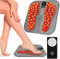 Massage Pieds,Jkevolve masseur pieds electrique 8 Modes et 19 Intensités,Masseur de Pieds électrique Pliable et Portable pour la Circulation Sanguine et le Soulagement des Douleurs Musculaires