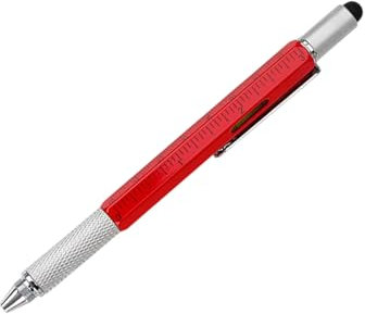 6 in 1 Multitool Pen Gadgets Multifunctional Writing Pen 6 in 1 Multifunctional Ballpoint Stocking Fillers for Men Birthday for Men