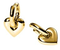 Purelei Heart Hoops – wasserfest | Creolen mit abnehmbaren Herz-Anhängern | Edelstahl & 14K/18K Vergoldung | Vielseitige Ohrringe als Symbol für Offenheit & Freundlichkeit
