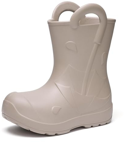 Ladeheid x Camminare Gummistiefel Kinder EVA Splash-Design LA-CA-20 | Für Regentage, ultraleicht und wasserdicht, rutschfeste Sohle, bequeme Griffe, leicht zu reinigen, für Kita und Alltag