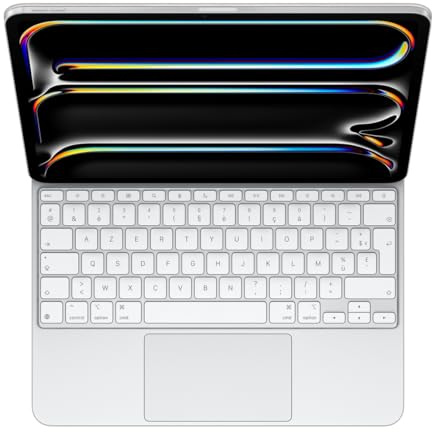 Apple Magic Keyboard (para iPad Pro 12,9-pulgadas 3-6 Gen) (QWERTZ Alemán) Blanco (Reacondicionado)