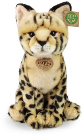 Rappa Plüsch Serval Kuscheltier 30 cm umweltfreundliches Spielzeug