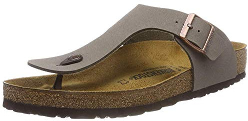 Birkenstock Classic Gizeh Birko-Flor 43393, Zehentrenner, Braun (Stone 972), 40 EU (7 UK)