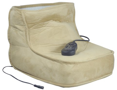 Soft Relaxing Cosy Vibrating Foot Warmer with Massage. for Men and Women with Cold Feet, Soft Fleece Lining Suitable for Small to Large Feet Up to Size 15