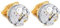Honey Bear 1 Paar Rund Herren Manschettenknöpfe Cufflinks Steampunk Nicht-Bewegung Watch mit Geschenk Box (Gold)