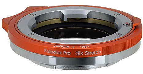 Fotodiox DLX Series Stretch Adapter w/Back Focus and Macro Focus Ability, Leica M Lens to Sony E-Mount Mirrorless Camera - for Sony Alpha E-mount Cameras APS-C & Full Frame i.e. NEX-7, a5100, a7R II
