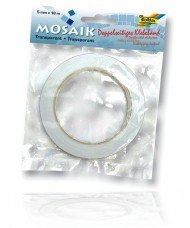 Folia 55022 – Nastro biadesivo, 5 mm x 18 m, Trasparente