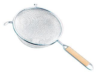 Metaltex Setaccio in Scatola con Manico, 23 cm, Colore: Argento, Legno