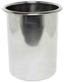 Thunder Group SLBM002 Bain Marie Pot 2 Quart Polished Exterior and Satin Interior