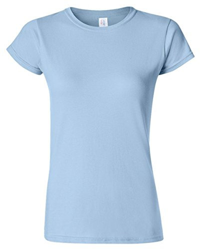 Gildan Ladies Soft Style Short Sleeve T-Shirt (L) (Light Blue)