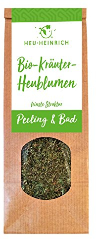 HEU-HEINRICH® 40g Bio-Kräuter-Heublumen - Sitzdampfbad - Peeling - von Bergwiesen