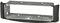 tomzz Audio 2451-020 Radioblende kompatibel mit Smart fortwo (450) 1998-2007 dunkelgrau mit Metallschacht