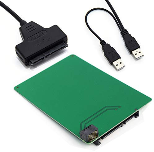 Sintech Pin-sff-8784 zu SATA 22pin Adapter mit USB SATA Kabel, kompatibel mit WD blau Ultraslim SATA3 Festplatte, WD5000MPCK