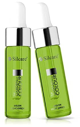 Silcare The Garden Of Farbe Regenerierende und die Nagelhaut Nail Oil Conditioner 15 ml Melone hellgrün