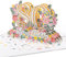 LIMAH® Pop Up 3D Geburtstagskarte für Sie/Hochwertige Grußkarte für Frau zum 80. Geburtstag, Jubiläum/Happy Birthday mit der Zahl 80 Motiv