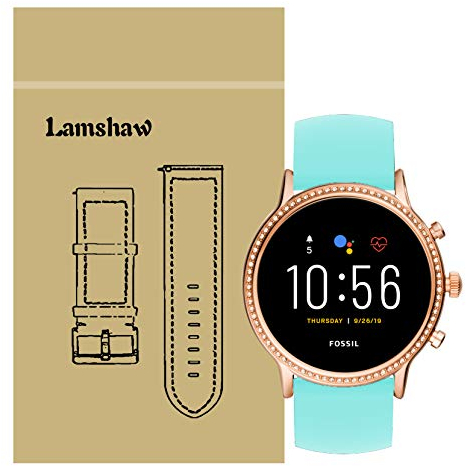Compatible for Fossil Julianna Hr Bands, LvBu Sport Silicone Replacement Strap for Fossil GEN 5 SMARTWATCH - Julianna HR (Green)