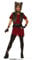 FIESTAS GUIRCA Werwolf Frauen Kostüm Größe M 38 – 40 inkl. Mütze und Weste in Pelz-Optik, schwarz rotes Karokleid, Halskette, Armbänder, Gürtel und Hose