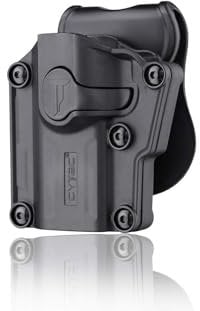Halfter / Holster Cytac Mega-Fit Linkshänder R-Defender für 60+ Pistolen, schwarz