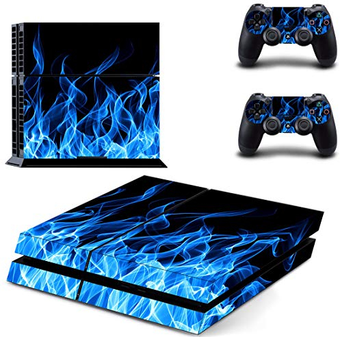 Handy Skin Sticker für Playstation 4 Blue Fire PS4 Konsole & Controller Skins Wrap Vinyl Sticker Sticker Sticker Cover