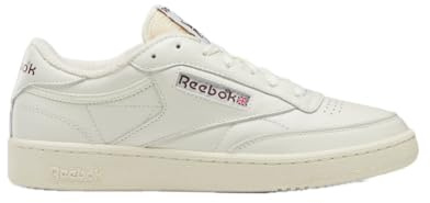 Reebok Unisex Club C 85 Vintage Sneaker, Chalk/Alabaster/Maroon, 8 UK