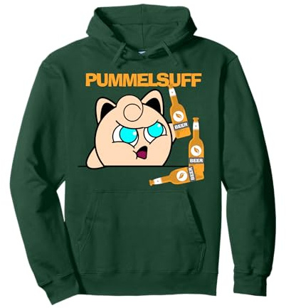 Pummelsuff Anime Bier Pummeluff Figur Kuscheltier Party Pullover Hoodie