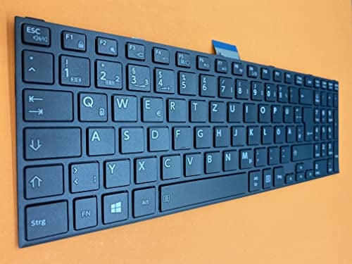 T-ProTek DEUTSCHE-Tastatur Keyboard kompatibel für Toshiba Tecra A50-C-1HC