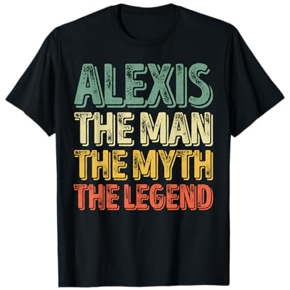 Alexis The Man The Myth The Legend Chemise Prénom Alexis T-Shirt