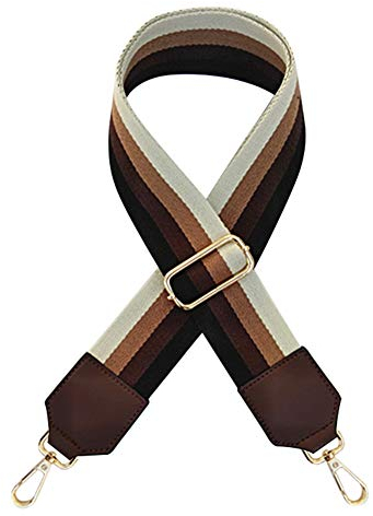 Uposao Taschengurt Schulterriemen für Taschen,80-130cm 5cm Breiter Mode Bunte Längenverstellbarer Schultergurt Tragegurt Umhängegurt Handtaschenriemen für Handtaschen DIY Zubehör für Damen,Braun #4