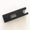 ABS Square Bathroom Shower Bracket Rod Rack Slide Bar, Black