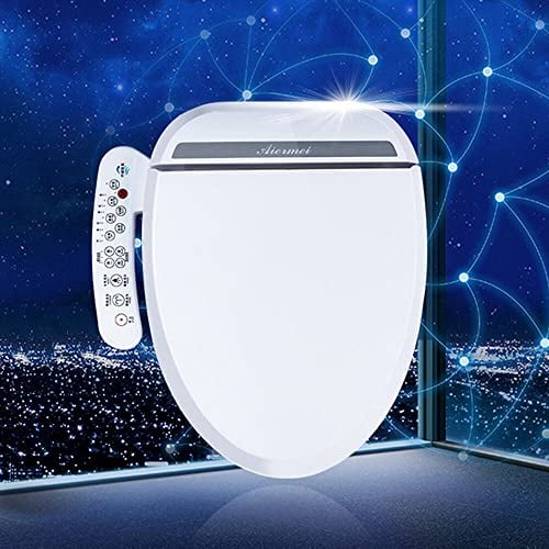 Elektrischer Bidet, Smart WC Sitz Beheizte Toilette Automatische Reinigung Automatische Düsendesodorierung Einstellbare Temperatur Hygienische Reinigung Sparen Papier
