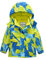 Jungen Wasserdichte Skijacke mit Kapuze Winddichte Fleece Schneejacke Kinder Outdoor Bergsteigen Trekking Regenjacke Ski Winterjacke Schnee Snowboard Wintersport Softshell Warm Mäntel Gelb Blau 122
