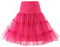 YYKSYDPT 50s Sottogonna Petticoat Organza Retro Tutu Vintage Rockabilly Mini Gonne Tulle Skirt (S, Rosa 05)