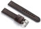 diloy Vintage Uhrenarmband gewachstes Leder mit weißer Naht – Handgefertigt für Sport- oder klassische Uhren – Größen 18mm 20mm 22mm 24mm 26mm – Braun oder Schwarz 384 Dunkelbraun Und Schwarz 20mm