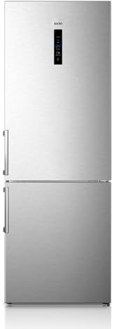 SVAN Frigorífico Combi 2 Puertas Inox SC2700ENFIX. Capacidad 495 Litros, No Frost, Multi AirFlow, Puerta Reversible, Bajo Nivel Sonoro, Eficiencia Energética Clase E