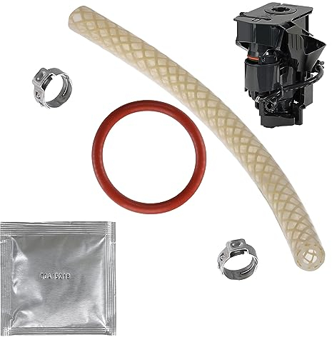 Dichtung O-Ring Wartungssatz Ersatzschlauch + 3gr. Silikonfett kompatibel mit Siemens EQ Serie & Bosch EQ3 s100 s300 s500 VeroCup 100 300 EQ9 s300 s500 s700 s900 zu Brühgruppe Set-46 Snapworld-Kaffee