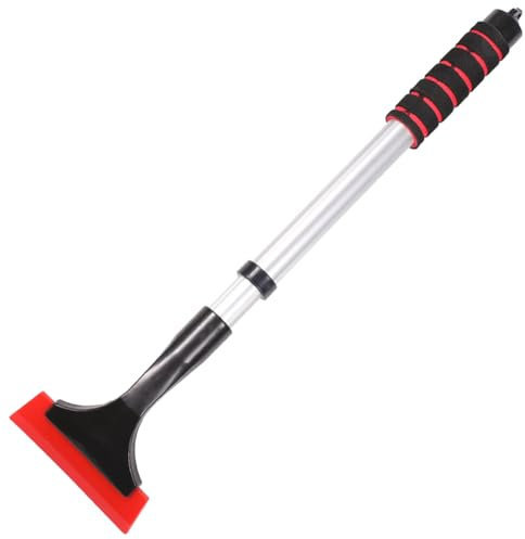 APDDHJ Ice Scraper 40cm Telescopic Snow Scraper Car Windshield Snow Shovel Snow Clearing Snow Removal with Antifreeze Hands Ice Scraper Snow Shovel Tool with Foam Handle Snow Shovel