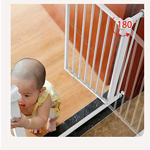 FLYIFE Sicherheitsgitter Für Laufställe Für Haustiere, Druckpassung, Kein Bohren, Sicherheitsgitter Für Türen Oder Treppen, Tür Öffnet Sich ZUN Seiten. Treppengeländer/145-154Cm