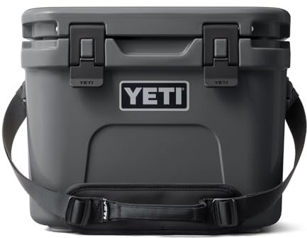 YETI Roadie 15 Hard Cooler with DoubleDuty Shoulder Strap, Charcoal