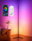 WISIMMALL LED Floor Lamp, 64.5 RGB Corner Floor Lamp Works with APP and Remote, Colour Changing Standing Lamp with 398 Dimmable Modes, Mood Lighting for Living Room Bedroom
