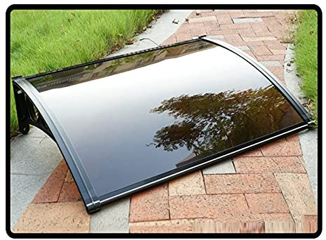 Türüberdachung, Veranda-Schutz, Outdoor-Abdeckung, Fensterüberdachung, Regenschutz, Sonnenschutz, verschiedene Größen, 160 x 60 cm