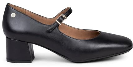 Zapatos con Pulsera en Piel Mod. Bella, Negro EU38