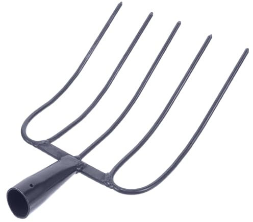 OFFSCH Tenedor para Estiércol De Caballo Herramienta Agrícola Tenedor Agrícola Tenedor De Metal Práctico Tenedor para Hierba Tenedor De Jardinería Tenedor De Hierba para Granja