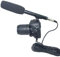 Yctze Microfono per Fucile da Caccia Microfono per Interviste Professionale con Cavo in Metallo ABS con Cavo XLR Antivento per Videocamere DSLR DV