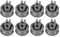 Laroal 8 roulettes pour Panier de Lave-Vaisselle roulettes de Rechange pour Panier supérieur pour Lave-Vaisselle Compatible avec Divers modèles