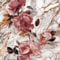 AMAZING WALL Acryl-Wandpaneele im Vintage-Stil, Blumenmuster, Marmor, dekorative Wandfliese für Wohnzimmer, Schlafzimmer, Küche, TV-Hintergrund, Klebemontage, 6 Stück