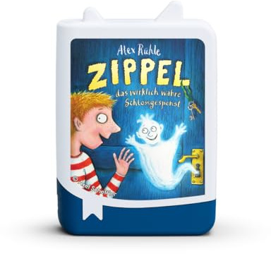 tonies Hörfigur für Toniebox, Book, Zippel - Band 1: Zippel, das wirklich wahre Schlossgespenst, Hörspiel für Kinder ab 6 Jahren, Spielzeit ca. 143 Minuten